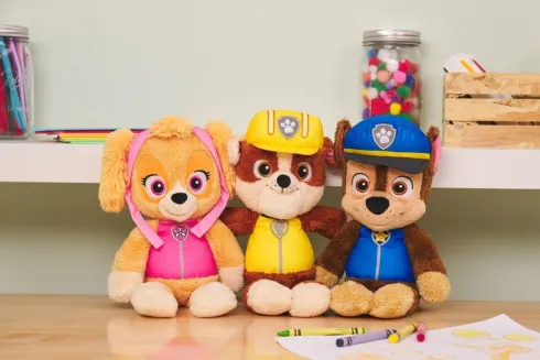 Skye Bamse - Paw Patrol - Tag Med På Tur Bamse - 33 CM