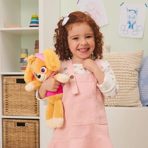 Skye Bamse - Paw Patrol - Tag Med På Tur Bamse - 33 CM