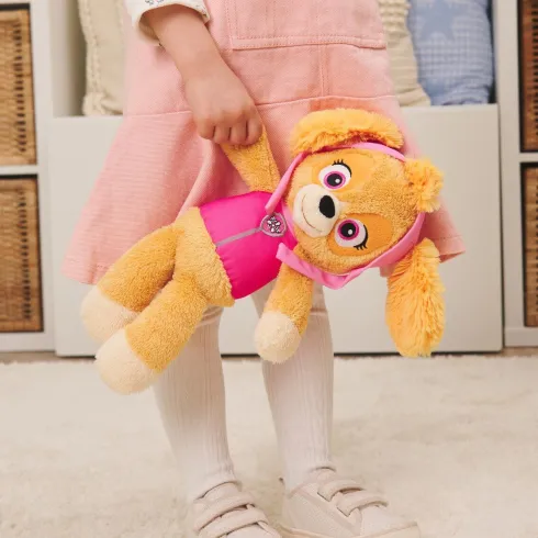 Skye Bamse - Paw Patrol - Tag Med På Tur Bamse - 33 CM