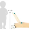 Small Foot - Gåvogn I Træ - Petroleumsblå