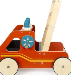 Small Foot - Gåvogn Med Aktiviteter - Brandbil