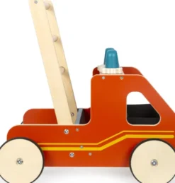 Small Foot - Gåvogn Med Aktiviteter - Brandbil