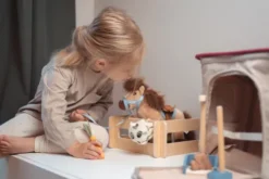 Small Foot - Hest Bamse Legesæt - Med Stald Og Udstyr I Pose