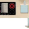 Small Foot - 2-I-1 Legebutik Og Legekøkken Til Børn - Træ - Grøn