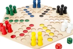 Small Foot - Ludo Spil I Træ - 6 Personer