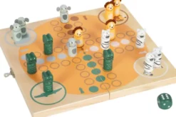 Small Foot - Ludo Spil I Træ - Safari Dyr