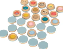 Small Foot - Memory Vendespil Til Børn - Sensory - 28 Brikker
