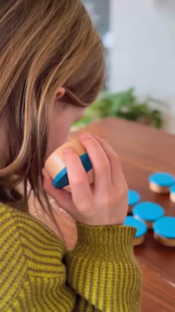 Small Foot - Memory Vendespil Til Børn - Sensory - 16 Brikker