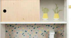 Small Foot - Terrazzo Legekøkken Med Tilbehør - Træ - Kompakt