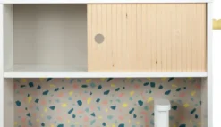 Small Foot - Terrazzo Legekøkken Med Tilbehør - Træ - Kompakt