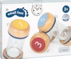 Small Foot - 3 Timeglas Til Børn - 1, 3 Og 5 Minutter - Træ