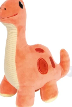 Smallstuff - Dinosaur Bamse - Orange - 19 CM