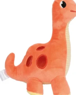 Smallstuff - Dinosaur Bamse - Orange - 19 CM