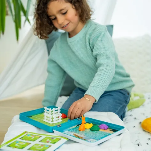 Smartgames - Magnetic Travel Tin - Skildpadde Taktik - Nordic