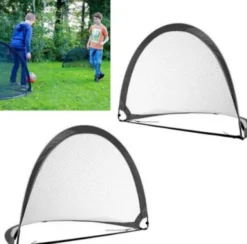 Små Fodboldmål Til Haven - Foldbare - 60X40X40 CM - 2 Stk