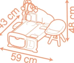 Smoby - Bn Cocoon Børneværelse 3-I-1