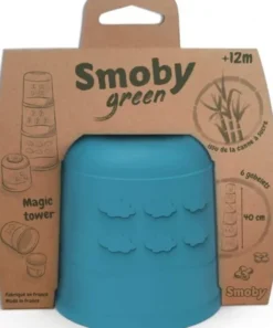 Smoby Green - Stabeltårn Til Baby - Plastik - 6 Dele