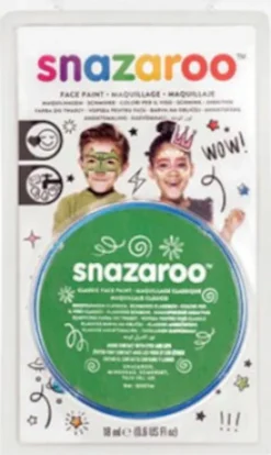 Snazaroo - Ansigtsmaling - Grøn - 18 ML
