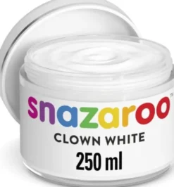 Snazaroo - Ansigtsmaling - Hvid - 250 ML
