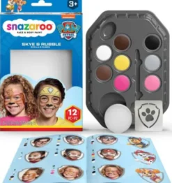 Snazaroo Ansigtsmaling Sæt - Paw Patrol - Sky & Rubble - 12 Dele