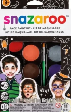 Snazaroo - Ansigtsmaling Sæt Til Halloween - 11 Dele