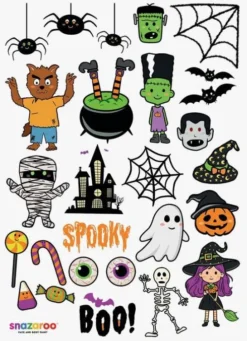 Snazaroo - Temporary Tattoos - Halloween Tatoveringer Til Børn