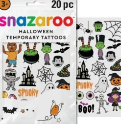 Snazaroo - Temporary Tattoos - Halloween Tatoveringer Til Børn