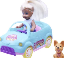 Sofia & Friends - Dukke Med Bil Og Hundehvalp