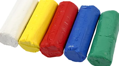 Soft Clay - Modellervoks I Spand - 5 Farver - 400 G