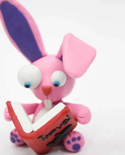 Soft Clay - Modellervoks - Neon Pink - 500 G