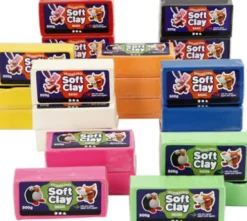 Soft Clay - Modellervoks Sæt - 24X500 G