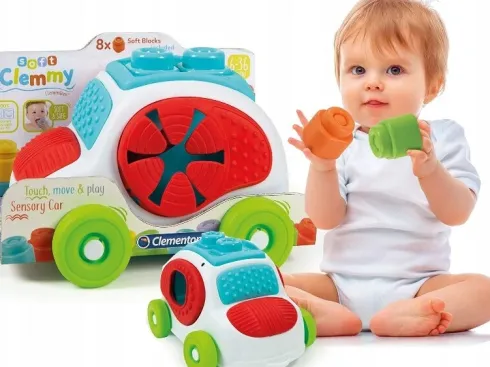 Soft Clemmy - Sensory Car - Sanselegetøj - Clementoni