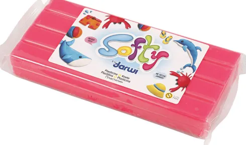 Softy Modellervoks - Pink - 500 G