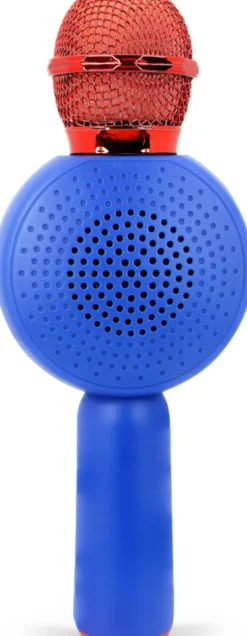 Sonic - Karaoke Mikrofon Med Lys Til Børn - Blå