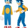 Sonic Kostume Til Børn - 5-6 År - Rubies