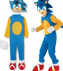 Sonic Kostume Til Børn - 5-6 År - Rubies