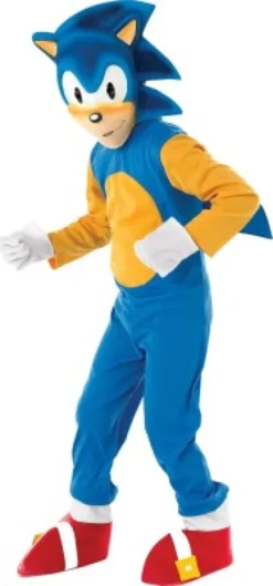 Sonic Kostume Til Børn - 5-6 År - Rubies