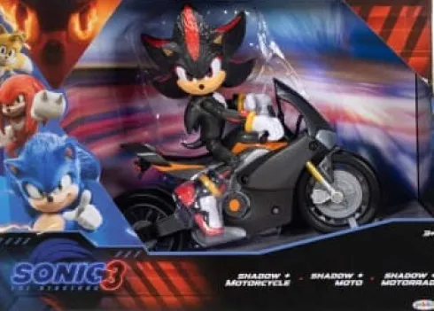 Sonic 3 Movie - 5 Shadow Figure W/ Motorcycle - 424064