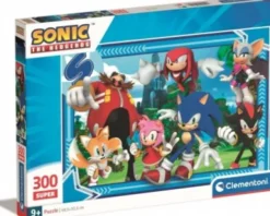 Sonic Puslespil - Super - Clementoni - 300 Brikker