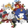Sonic Puslespil - Super Color - 104 Brikker - Clementoni