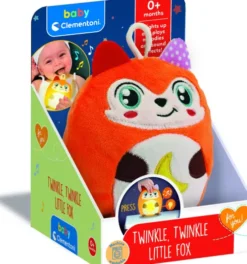 Sovebamse Med Lys Og Lyd - Ræv - Baby Clementoni