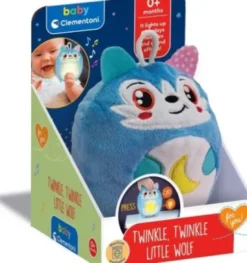 Sovebamse Med Lys Og Lyd - Ulv - Baby Clementoni