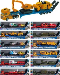 Speedcar - Autotransporter Med 2 Biler - Assorterede