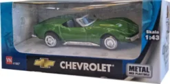 Speedcar Bil 1:43 I Metal - Grøn Chevrolet