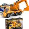 Speedcar - Excavator Lastbil Med Rendegraver - Lys - Lyd Og Friktion