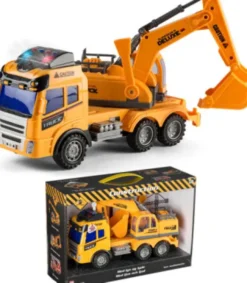Speedcar - Excavator Lastbil Med Rendegraver - Lys - Lyd Og Friktion