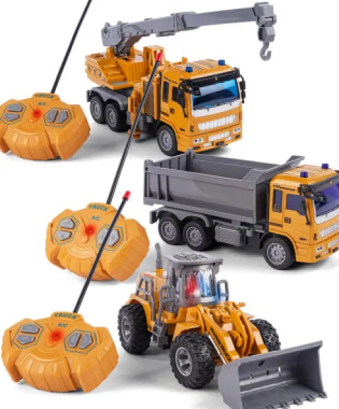 Speedcar - Radiostyret Gummiged - Lastbil Eller Kranbil - Assorteret