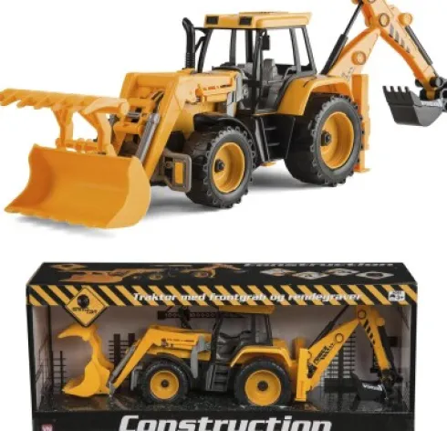 Speedcar - Traktor Med Frontgrab Og Rendegraver