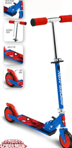 Spiderman - Løbehjul - Blå Rød