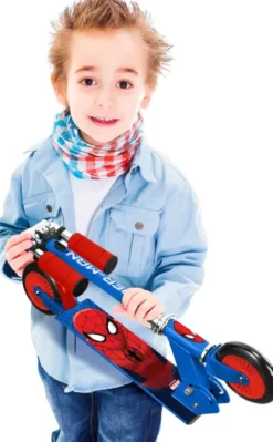 Spiderman - Løbehjul - Blå Rød